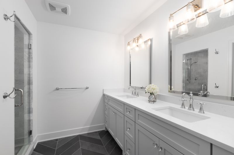 Double Vanity with Lighting